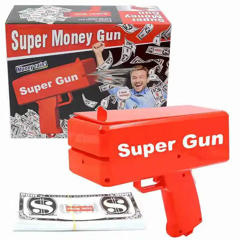 Money Gun Spit Banknotes Red Fashion Toy Gift Party Toys Game Cash Cannon Funny Pisto Shot Decompression Fidget Toys for Child
Money Gun Spit Banknotes Red Fashion Toy Gift Party Toys Game Cash Cannon Funny Pisto Shot Decompression Fidget Toys for Child