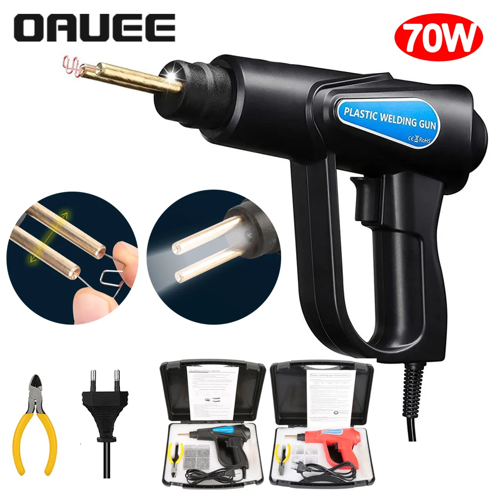 70W 220V Plastic Welder EU/US Plug With 4 Kind Wave Welding Nails Hot Stapler Kit Garage Tools Car Bumper Repair Welding Machine
70W 220V Plastic Welder EU/US Plug With 4 Kind Wave Welding Nails Hot Stapler Kit Garage Tools Car Bumper Repair Welding Machine
