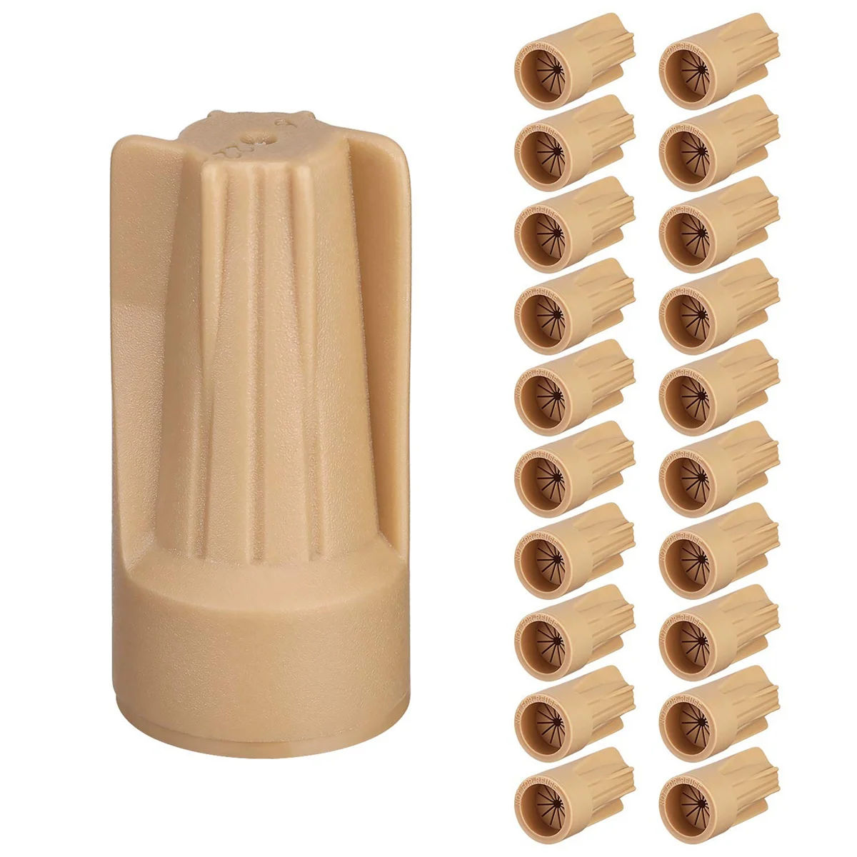20Pcs Waterproof Wire Connectors Outdoor Seal Electrical Twist Wire Nuts Caps 22AWG-12AWG for Landscape Lights
20Pcs Waterproof Wire Connectors Outdoor Seal Electrical Twist Wire Nuts Caps 22AWG-12AWG for Landscape Lights