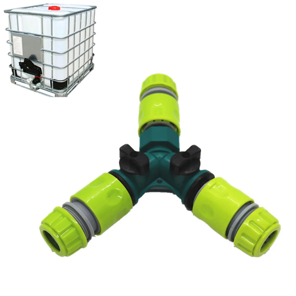 Water Pipe Splitter Y-Shaped 3-Way Lawn Connectors Quick Hose Garden IBC Tank Adapter Tap Connector Replacement Valve Fitting
Water Pipe Splitter Y-Shaped 3-Way Lawn Connectors Quick Hose Garden IBC Tank Adapter Tap Connector Replacement Valve Fitting