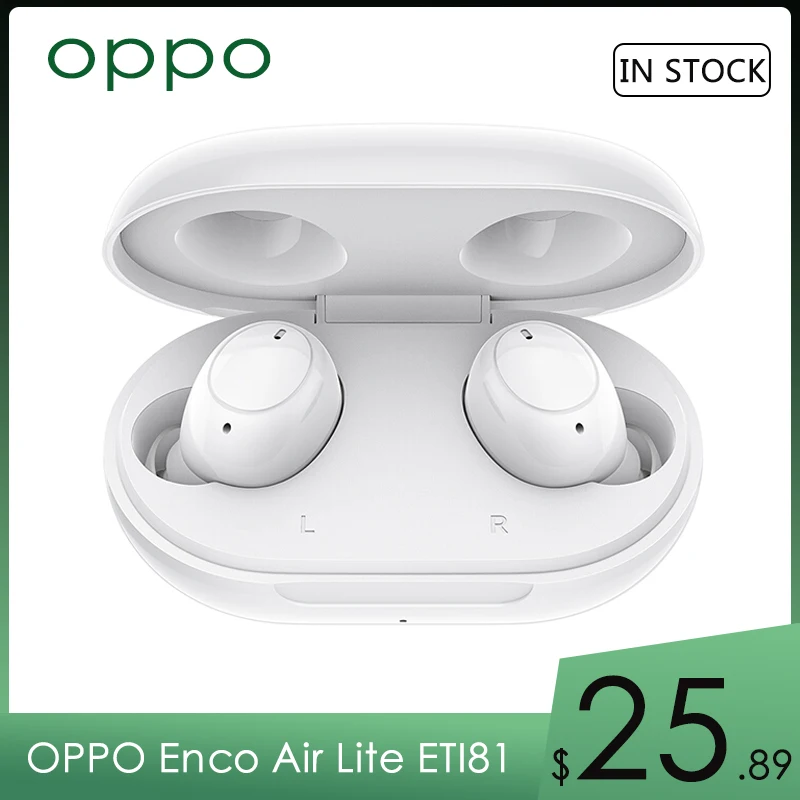 Наушники OPPO Enco Buds, Беспроводная Bluetooth-гарнитура Enco Air Lite ETI81 с функцией шумоподавления для ios и Android
Наушники OPPO Enco Buds, Беспроводная Bluetooth-гарнитура Enco Air Lite ETI81 с функцией шумоподавления для ios и Android