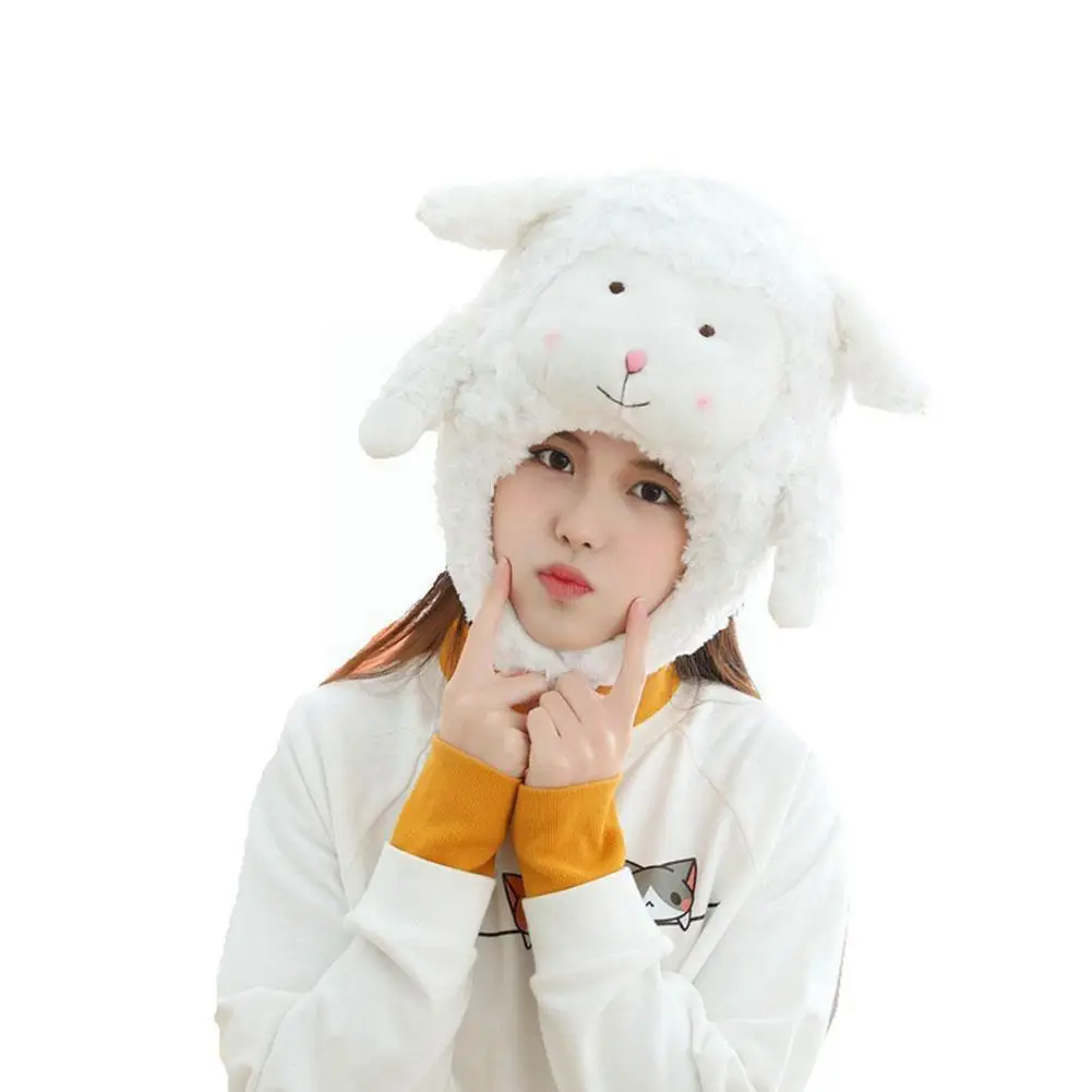 Sheep Hat Plush Headgear Cartoon Headgear Women's Animal Props Warm Plush Accessories Hat Cap Ear P6S6
Sheep Hat Plush Headgear Cartoon Headgear Women's Animal Props Warm Plush Accessories Hat Cap Ear P6S6