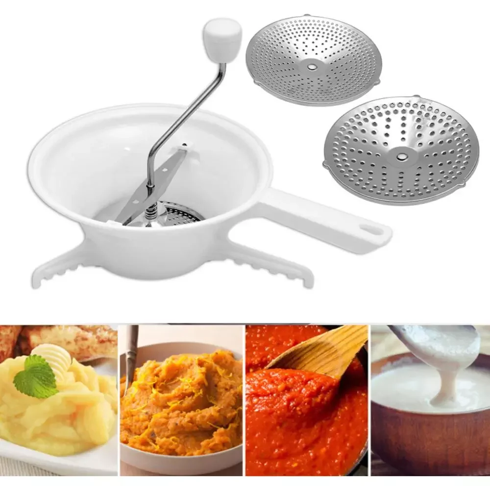 Manual Food Grinder Rustproof Salad Vegetable Fruit Mixer Cheese Thinner Blender Kitchen Gadget Cooking Tools
Manual Food Grinder Rustproof Salad Vegetable Fruit Mixer Cheese Thinner Blender Kitchen Gadget Cooking Tools