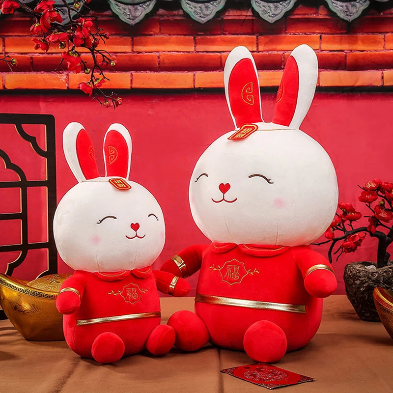2023 New Year Cute Chinese Style Rabbit Plush Toy Soft Lucky Bunny Stuffed Doll Mascot Collection Christmas Gift
2023 New Year Cute Chinese Style Rabbit Plush Toy Soft Lucky Bunny Stuffed Doll Mascot Collection Christmas Gift