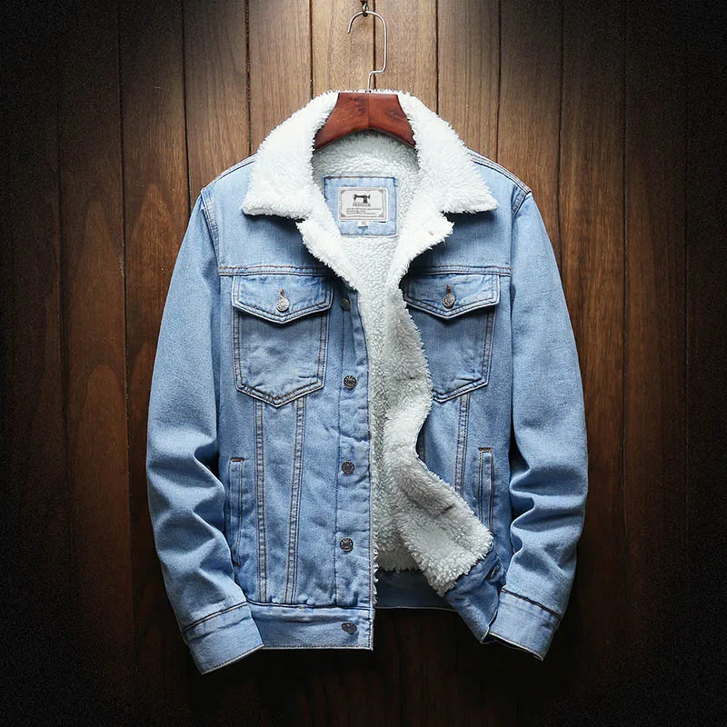 Men Winter Jean Jackets Outerwear Warm Denim Coats New Men Large Size Wool Liner Thicker Winter Denim Jackets Plus Size XS-6XL
Men Winter Jean Jackets Outerwear Warm Denim Coats New Men Large Size Wool Liner Thicker Winter Denim Jackets Plus Size XS-6XL