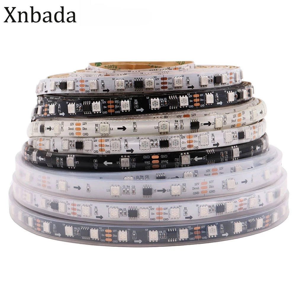 Xnbada RGB адресная светодиодная лента WS2811B DC12V
Xnbada RGB адресная светодиодная лента WS2811B DC12V