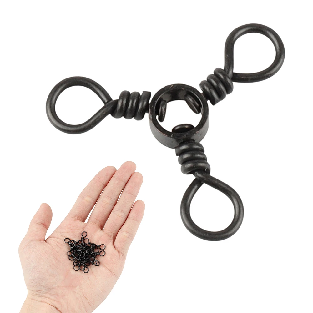 6/8/10pcs Fishing Three Way Barrel Swivels Cross-Line 8 Rolling Coarse Swivel Fishing Swivel Heavy Duty Ball Bearing Connect New
6/8/10pcs Fishing Three Way Barrel Swivels Cross-Line 8 Rolling Coarse Swivel Fishing Swivel Heavy Duty Ball Bearing Connect New