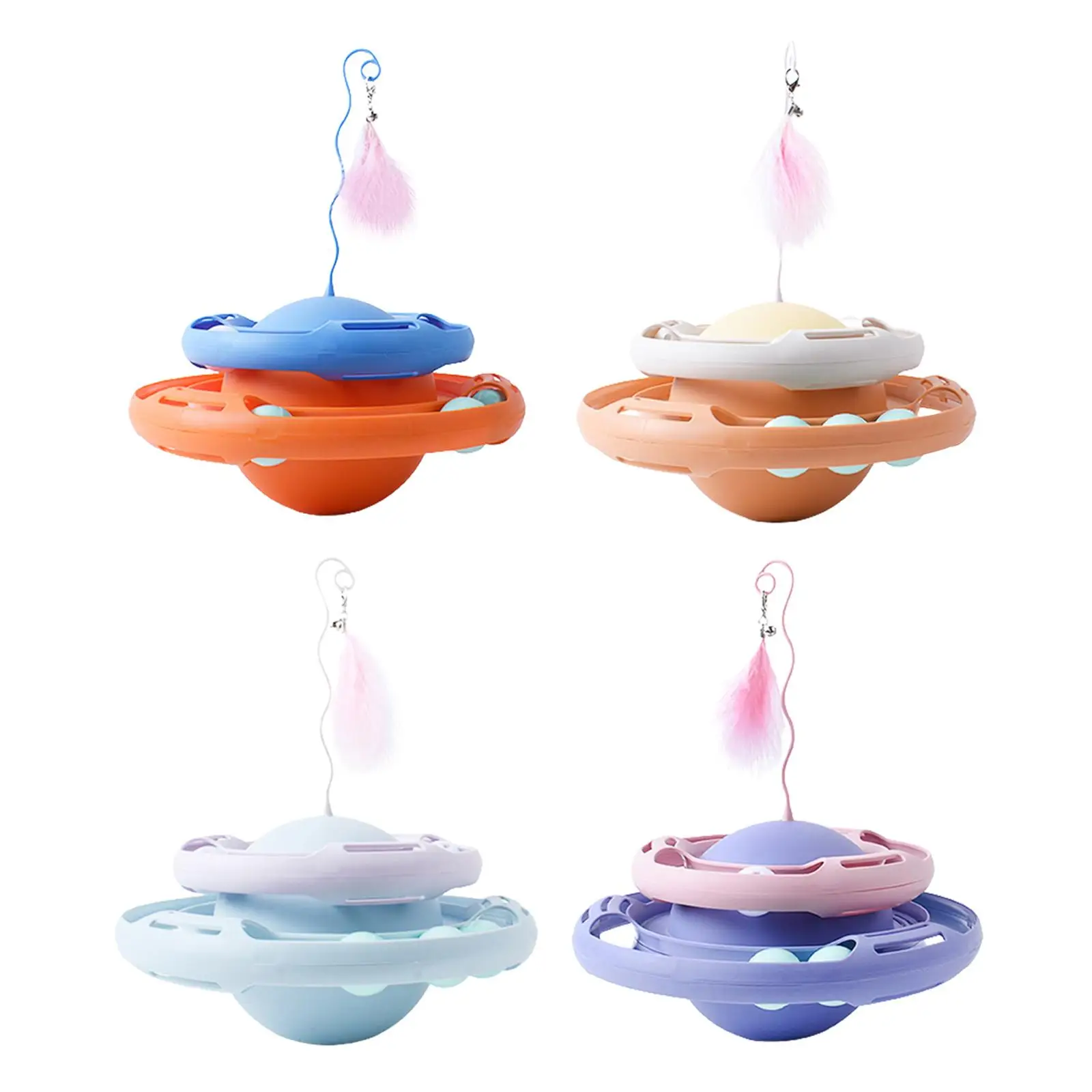 Вращающаяся игрушка для кошек с поворотом на 360 градусов, играющая в чеканку, тренировочная игрушка для кошек с перьями, вращающаяся игрушка... 
Вращающаяся игрушка для кошек с поворотом на 360 градусов, играющая в чеканку, тренировочная игрушка для кошек с перьями, вращающаяся игрушка...