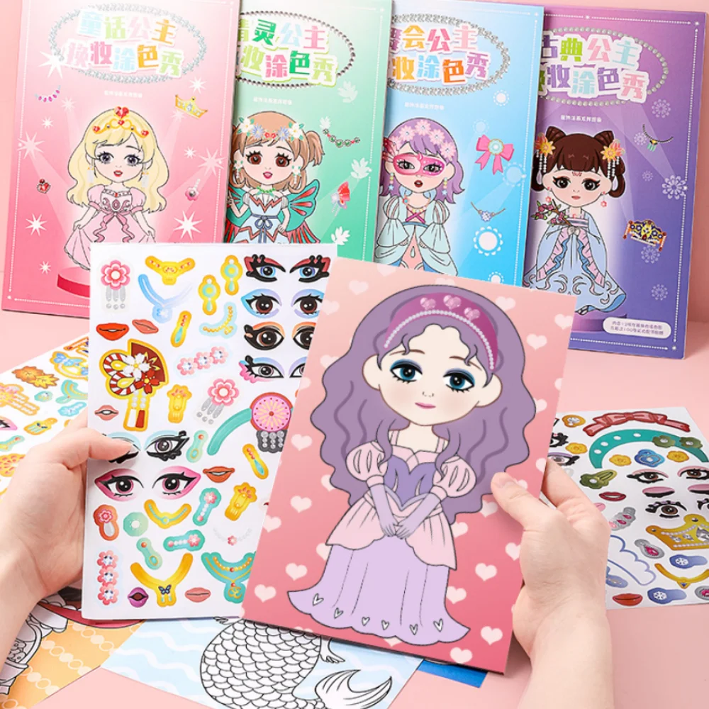 Montessori Toy Princess Girls Dressing Up Sticker Graffiti Coloring Book Children's Painting Toys DIY Drawing Educational Toys
Montessori Toy Princess Girls Dressing Up Sticker Graffiti Coloring Book Children's Painting Toys DIY Drawing Educational Toys