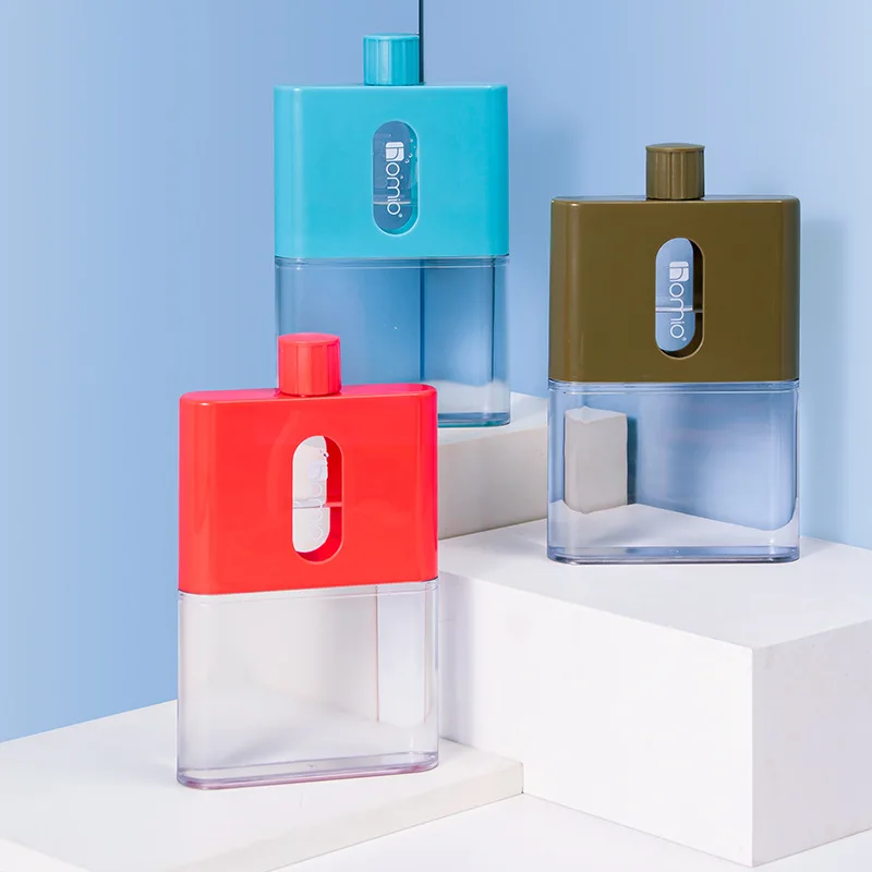 BPA Free A5 paper book bottle flat water bottle plastic portable notebook water bottle flat water bottle juice milk water bottle
BPA Free A5 paper book bottle flat water bottle plastic portable notebook water bottle flat water bottle juice milk water bottle