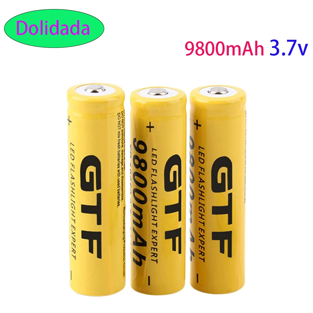 Brand New 2023 18650 Battery 3.7V 9800mAh Li-ion Rechargeable Battery Flashlight LED Light Toy Remote Control Available
Brand New 2023 18650 Battery 3.7V 9800mAh Li-ion Rechargeable Battery Flashlight LED Light Toy Remote Control Available