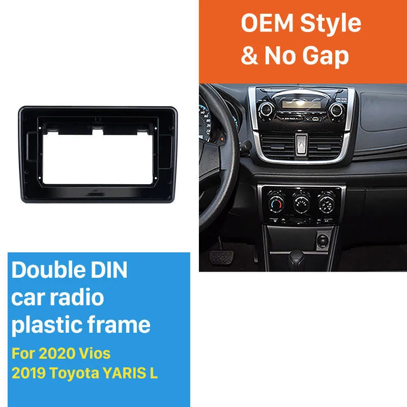 10,1 дюймов для 2019 Toyota YARIS L/2020 Vios 2Din Fascia черная рамка комплект крепления для приборной панели
10,1 дюймов для 2019 Toyota YARIS L/2020 Vios 2Din Fascia черная рамка комплект крепления для приборной панели