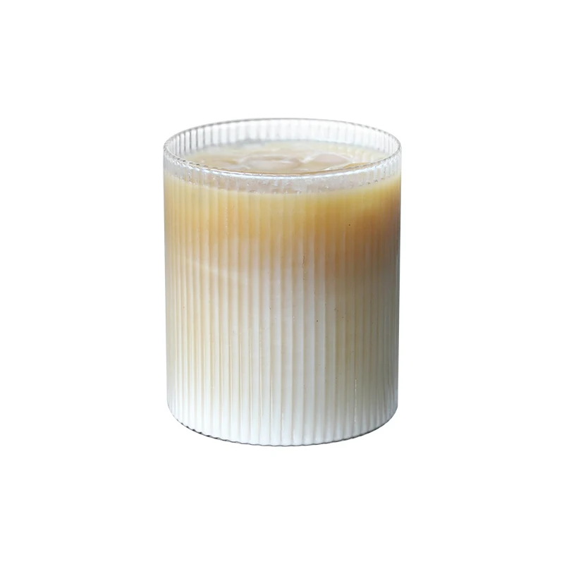 

300 мл 10 унций скандинавский ребристый вертикальный фотоустойчивый Кофе Вода молоко сок виски питьевой стеклянный стакан чашка
