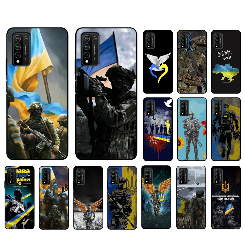 

Ukraine Phone Case for Huawei Honor 50 10X Lite 20 7A 7C 8X 9X Pro 9A 8A 8S 9S 10i 20S 20lite 7X 10 lite