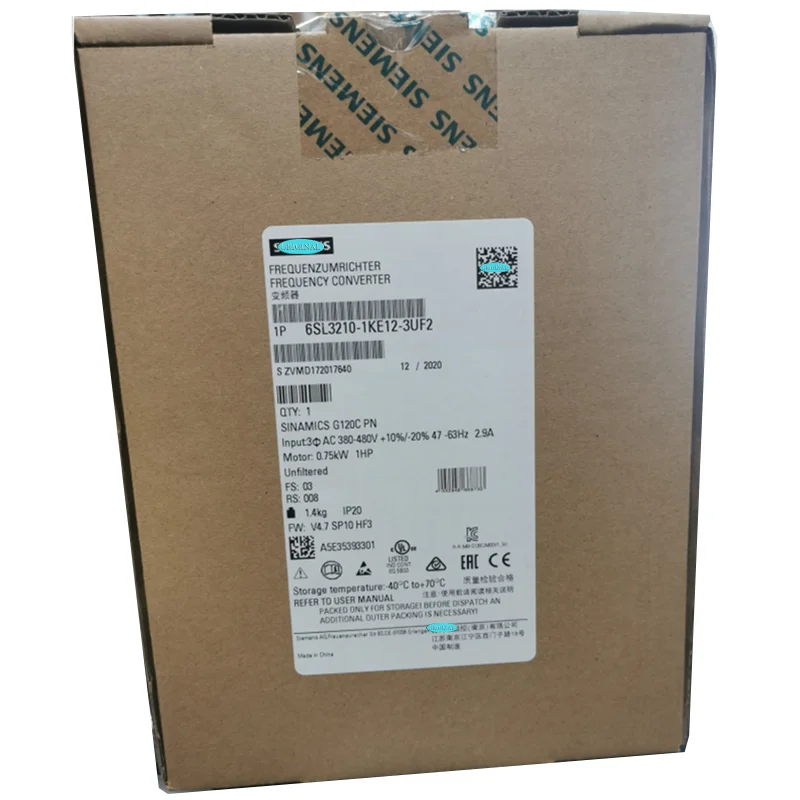 New Original In BOX 6SL3210-1KE12-3UF2 6SL3210 1KE12 3UF2 {Warehouse stock} 1 Year Warranty Shipment within 24 hours
New Original In BOX 6SL3210-1KE12-3UF2 6SL3210 1KE12 3UF2 {Warehouse stock} 1 Year Warranty Shipment within 24 hours