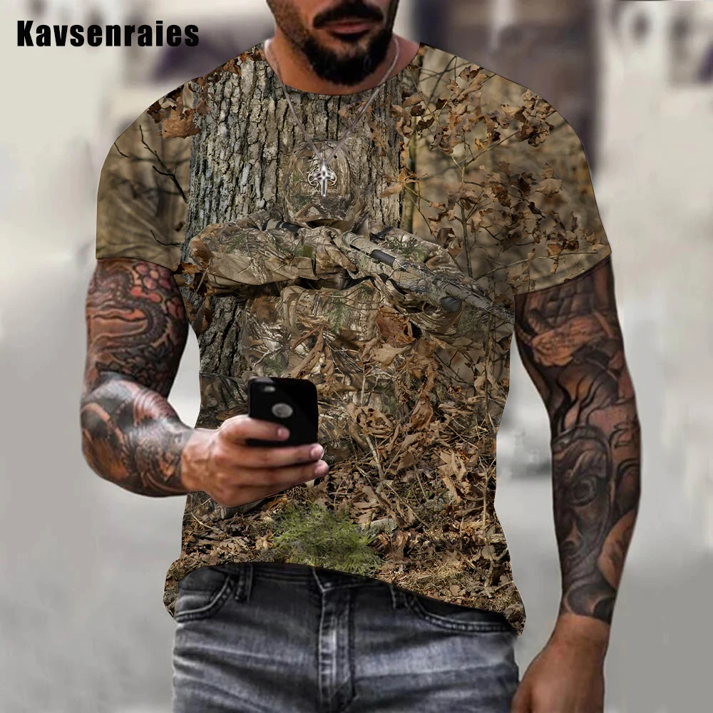 2022 High Quality Camouflage Hunting 3D T-shirt Men Women Outdoor Summer Casual O-Neck Short Sleeve Harajuku Streetwear Tops
2022 High Quality Camouflage Hunting 3D T-shirt Men Women Outdoor Summer Casual O-Neck Short Sleeve Harajuku Streetwear Tops