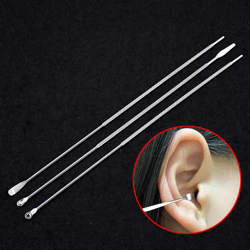 3Pcs/Set Stainless Steel Spiral Type Earpick Wax Remover Curette Remover Anti-slip Ear Pick Spoon Ear Cleaner Tools For Adult
3Pcs/Set Stainless Steel Spiral Type Earpick Wax Remover Curette Remover Anti-slip Ear Pick Spoon Ear Cleaner Tools For Adult