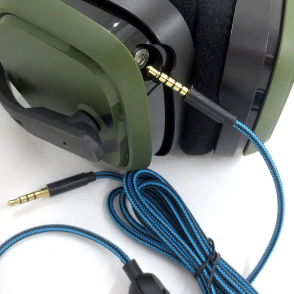 Audio Cord Lightweight Blue Plug and Play Headset Audio Cord for Logitech Astro A10 A40 A30
Audio Cord Lightweight Blue Plug and Play Headset Audio Cord for Logitech Astro A10 A40 A30
