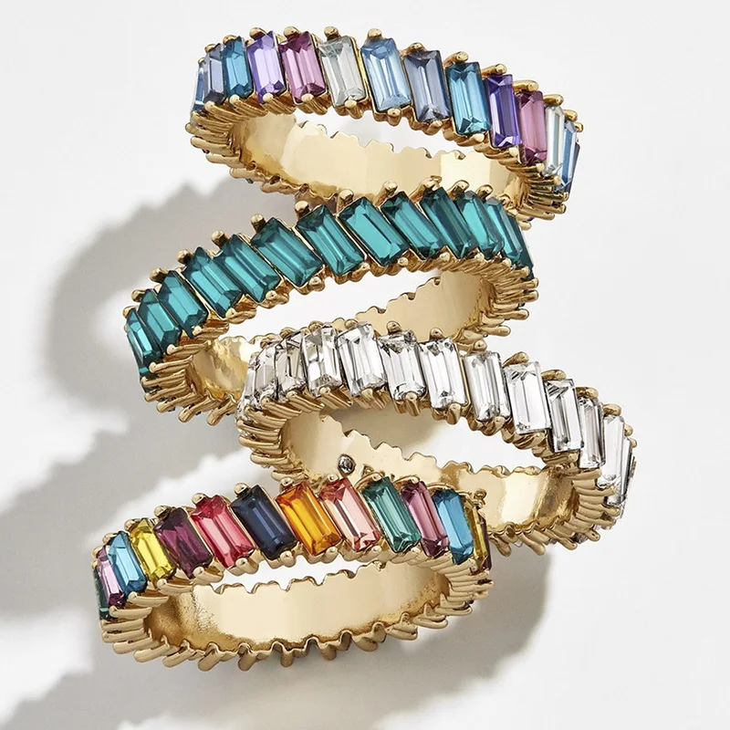 2022 New Luxury Fashion Multicolor Ring for Women Girl Eternity Rings Valentine's Day Gift Lady Silver Color Jewelry
2022 New Luxury Fashion Multicolor Ring for Women Girl Eternity Rings Valentine's Day Gift Lady Silver Color Jewelry
