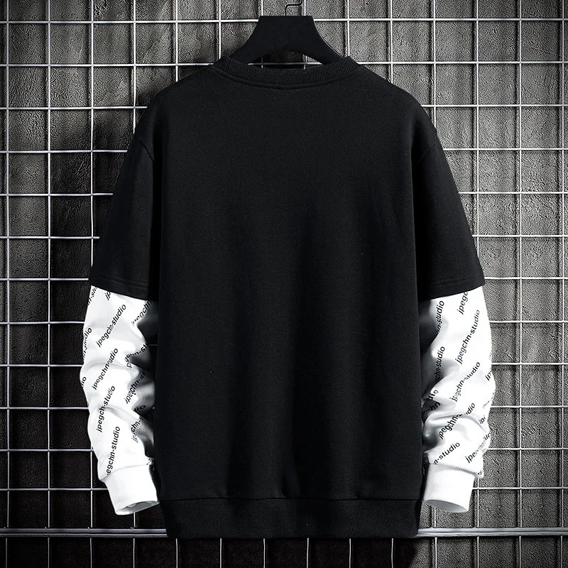 2023 Men Crewneck Sweatshirt Spring Patchwork Japanese Streetwear Harajuku Oversized Black Hoodie Men Sweatshirts
2023 Men Crewneck Sweatshirt Spring Patchwork Japanese Streetwear Harajuku Oversized Black Hoodie Men Sweatshirts