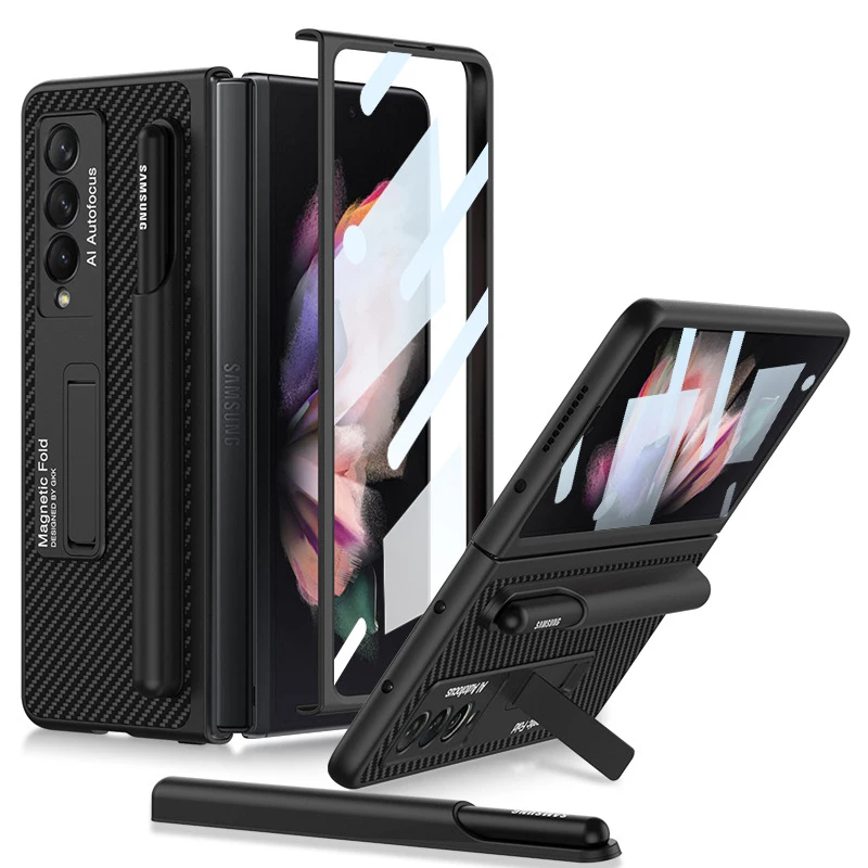 Магнитный чехол-подставка Funda для Samsung Galaxy Z, Складывающийся в 3 раза, складной D3 чехол для телефона с держателем для ручки, Защитное стекло дл...
Магнитный чехол-подставка Funda для Samsung Galaxy Z, Складывающийся в 3 раза, складной D3 чехол для телефона с держателем для ручки, Защитное стекло дл...