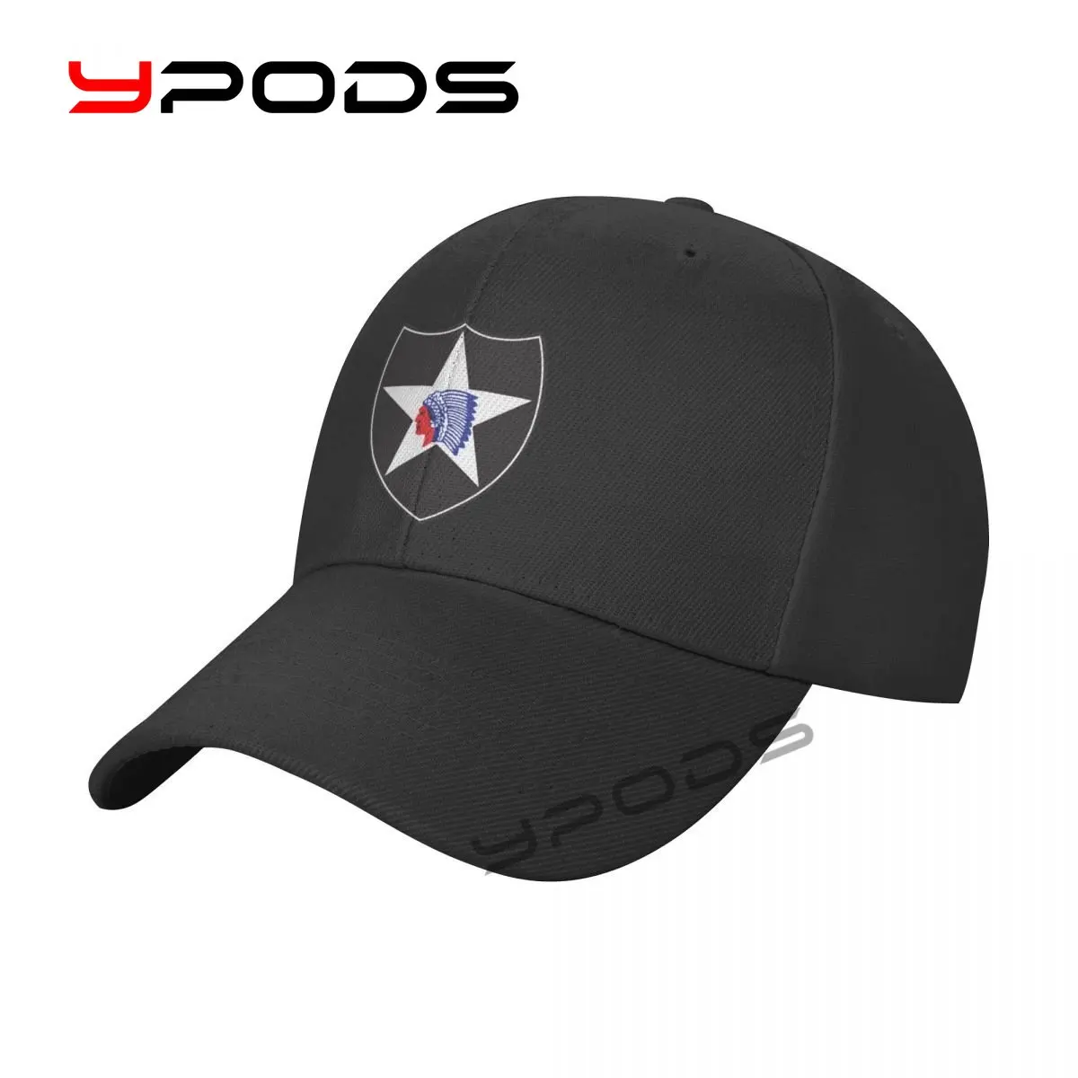 

printing Baseball Cap Us Army Veteran 2nd Infantry Division Adorable Sun Caps Fishing Hat Women Unisex Snapback Flat Bill