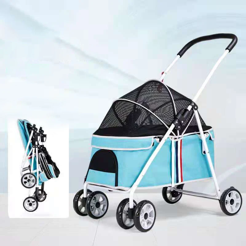 Folding Pet Stroller Trolley For Cats Middle Small Dogs Teddy Corgi 360° Universal Wheel Bearing 20kg
Folding Pet Stroller Trolley For Cats Middle Small Dogs Teddy Corgi 360° Universal Wheel Bearing 20kg