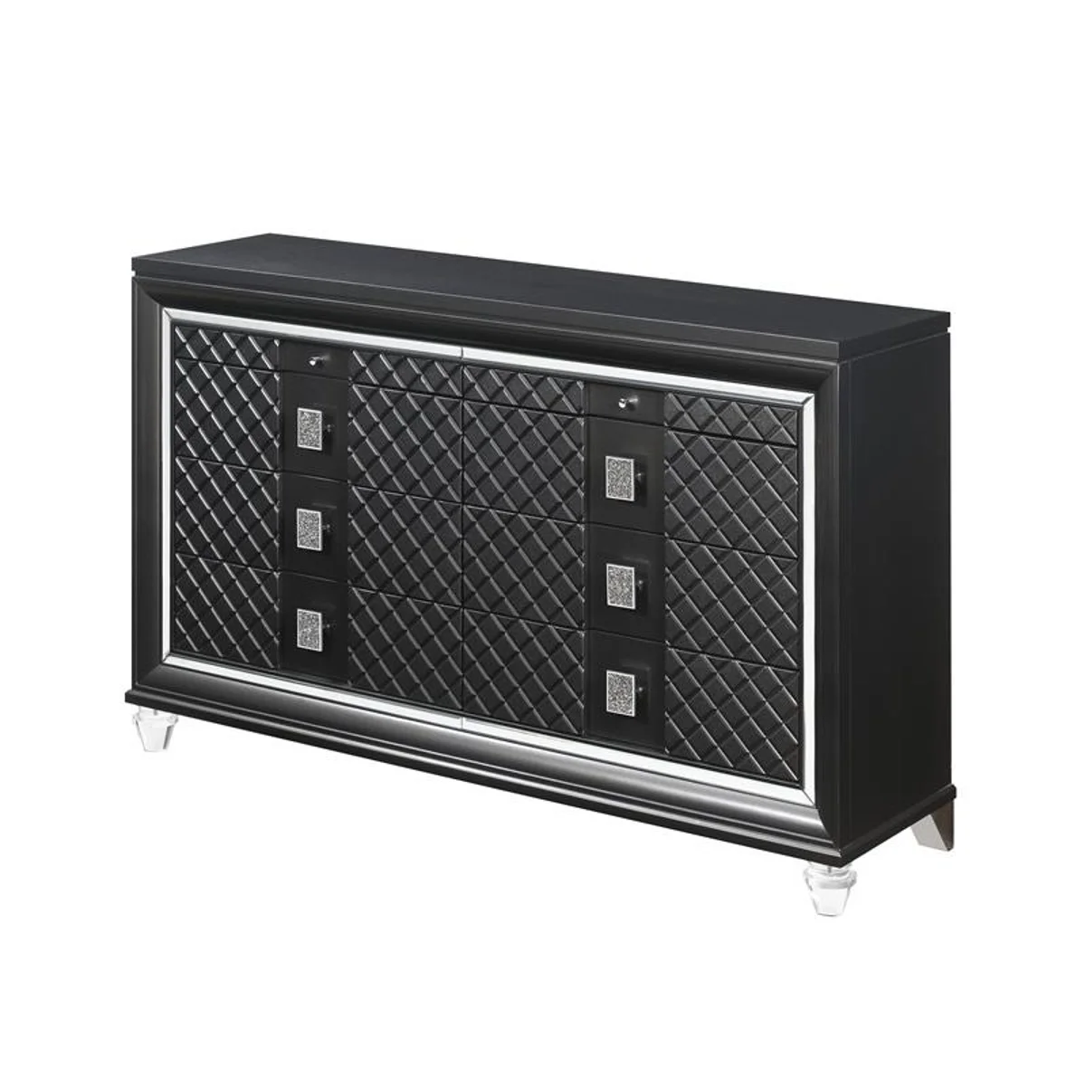 Traditional Dresser Chest Solid Rbw with 6 Draw + 2 Jewelry Drawers Furniture for Bedroom Livingroom Metallic Gray
Traditional Dresser Chest Solid Rbw with 6 Draw + 2 Jewelry Drawers Furniture for Bedroom Livingroom Metallic Gray