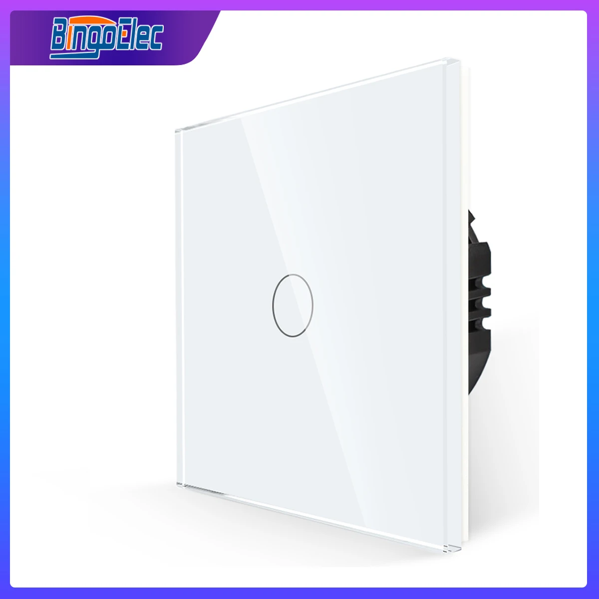 Bingoelec Light Touch Switch Sensor Tempered Crystal Glass Panel 1Gang 1 Way 220V on off button Home Improvement
Bingoelec Light Touch Switch Sensor Tempered Crystal Glass Panel 1Gang 1 Way 220V on off button Home Improvement