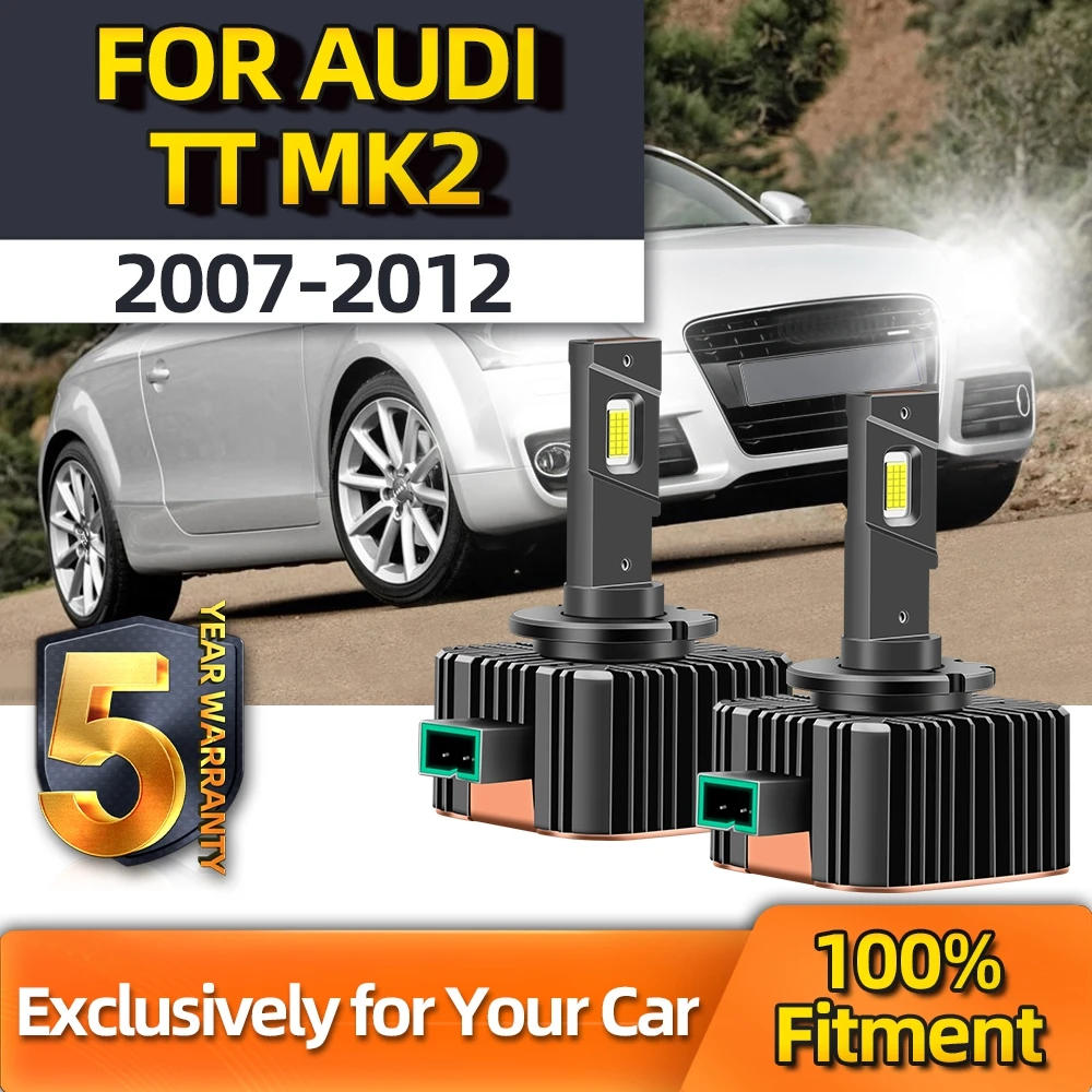 TEENRAM 1 Pair D1S LED Headlight 6500K HID 110W Lights Turbo Plug-N-Play Bulb For Audi TT MK2 2007 2008 2009 2010 2011 2012
TEENRAM 1 Pair D1S LED Headlight 6500K HID 110W Lights Turbo Plug-N-Play Bulb For Audi TT MK2 2007 2008 2009 2010 2011 2012