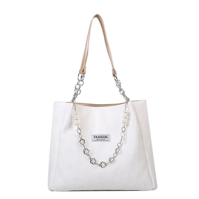 Hot Sale Luxury Pearl Chain Canvas Bag Large Summer Beach Shopping Bag Ladies Famous Designer Handbag Wallet Shoulder Handbag
Hot Sale Luxury Pearl Chain Canvas Bag Large Summer Beach Shopping Bag Ladies Famous Designer Handbag Wallet Shoulder Handbag