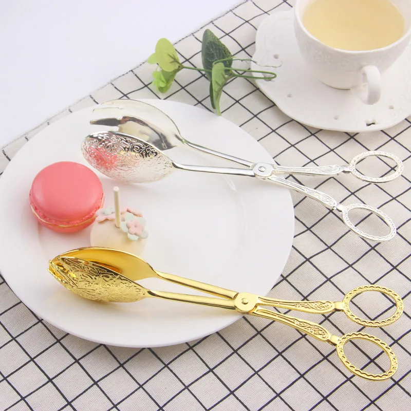 1Pc Food Tongs Salad Bread Clip Pastry Barbecue Meal Clip Salad Fruit Kitchen Utensils Gilded Cake Tongs Kitchen Specialty Tools
1Pc Food Tongs Salad Bread Clip Pastry Barbecue Meal Clip Salad Fruit Kitchen Utensils Gilded Cake Tongs Kitchen Specialty Tools