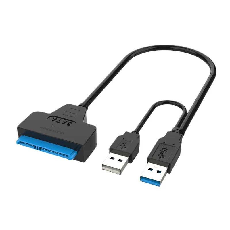SATA To Dual USB3.0 2.0 Powered SATA 22 Pin Hard Drive USB 3.0 Cable High Speed Adapter Cable for External 2.5 Inch SATA HDD SSD
SATA To Dual USB3.0 2.0 Powered SATA 22 Pin Hard Drive USB 3.0 Cable High Speed Adapter Cable for External 2.5 Inch SATA HDD SSD