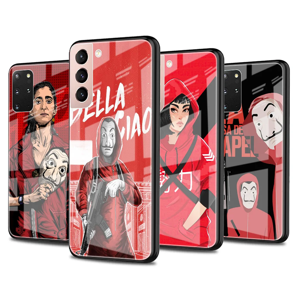 Tempered Glass Case For Samsung Galaxy S21 S20 FE S10 S9 S8 S10e Note 20 Ultra 10 Plus 9 Mobile Cover Money Heist House Paper
Tempered Glass Case For Samsung Galaxy S21 S20 FE S10 S9 S8 S10e Note 20 Ultra 10 Plus 9 Mobile Cover Money Heist House Paper