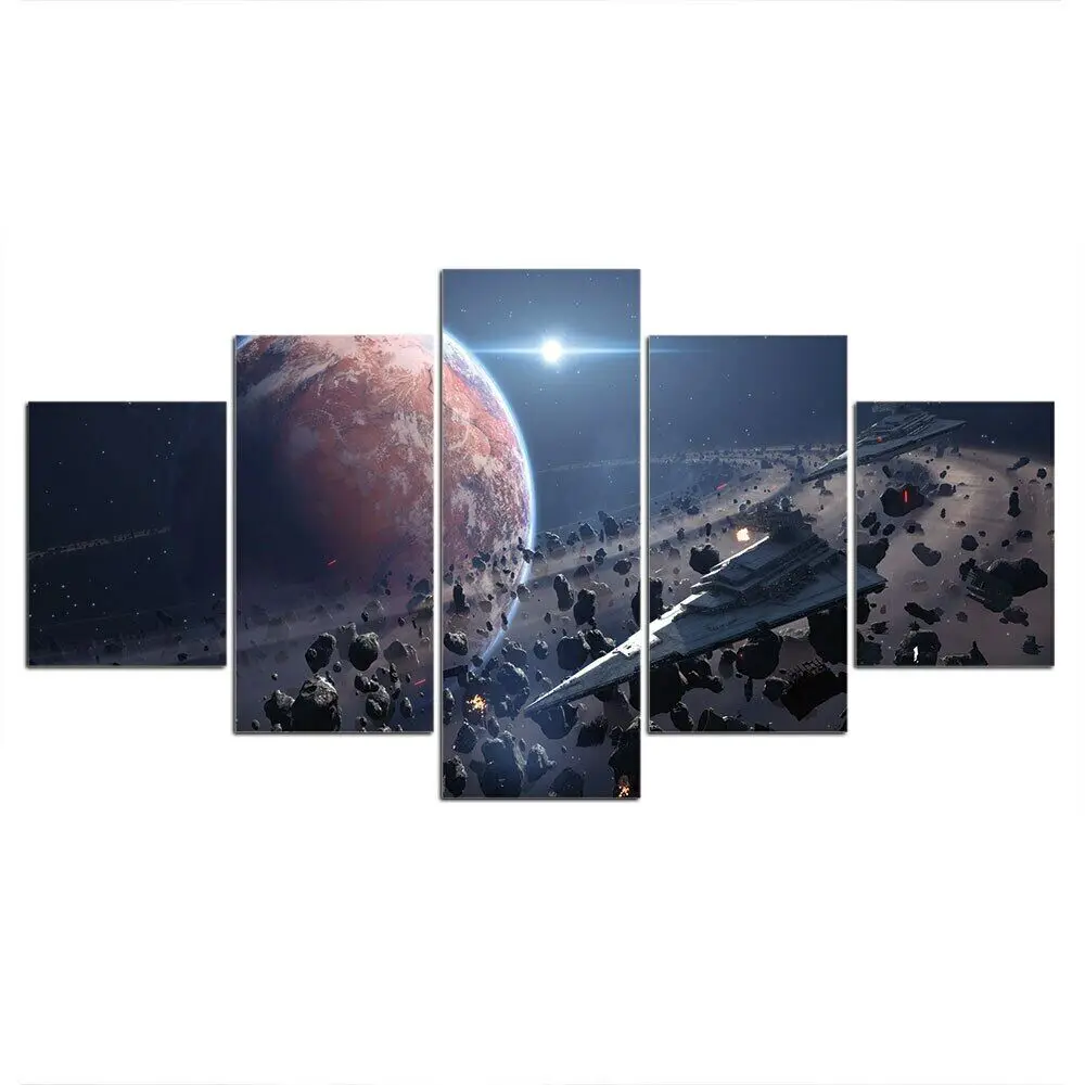 5Pcs Star Space Universe Rocket Decor Pictures Canvas Wall Poster HD Print No Framed Room Decor Modern Abstract 5 Pieces
5Pcs Star Space Universe Rocket Decor Pictures Canvas Wall Poster HD Print No Framed Room Decor Modern Abstract 5 Pieces