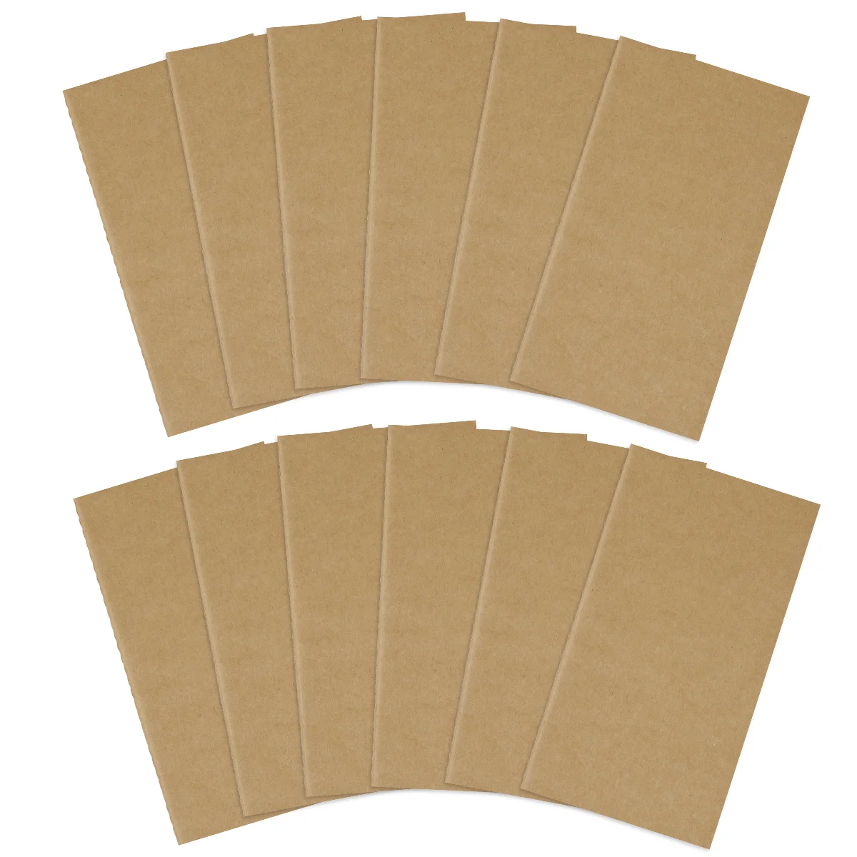 12Pcs Kraft Paper Notebook Blank Lined Journal, Kraft Brown Cover Notepad Kraft Travel Journal Sketchbook Cover for Travelers
12Pcs Kraft Paper Notebook Blank Lined Journal, Kraft Brown Cover Notepad Kraft Travel Journal Sketchbook Cover for Travelers