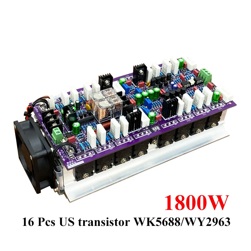 960w*2 4Ω 2-channel Power Amplifier Board Can Bridge Mono High Power 16Pcs Us Transistor WK5688 WY2963 Sweet Voice HIFI Audio
960w*2 4Ω 2-channel Power Amplifier Board Can Bridge Mono High Power 16Pcs Us Transistor WK5688 WY2963 Sweet Voice HIFI Audio