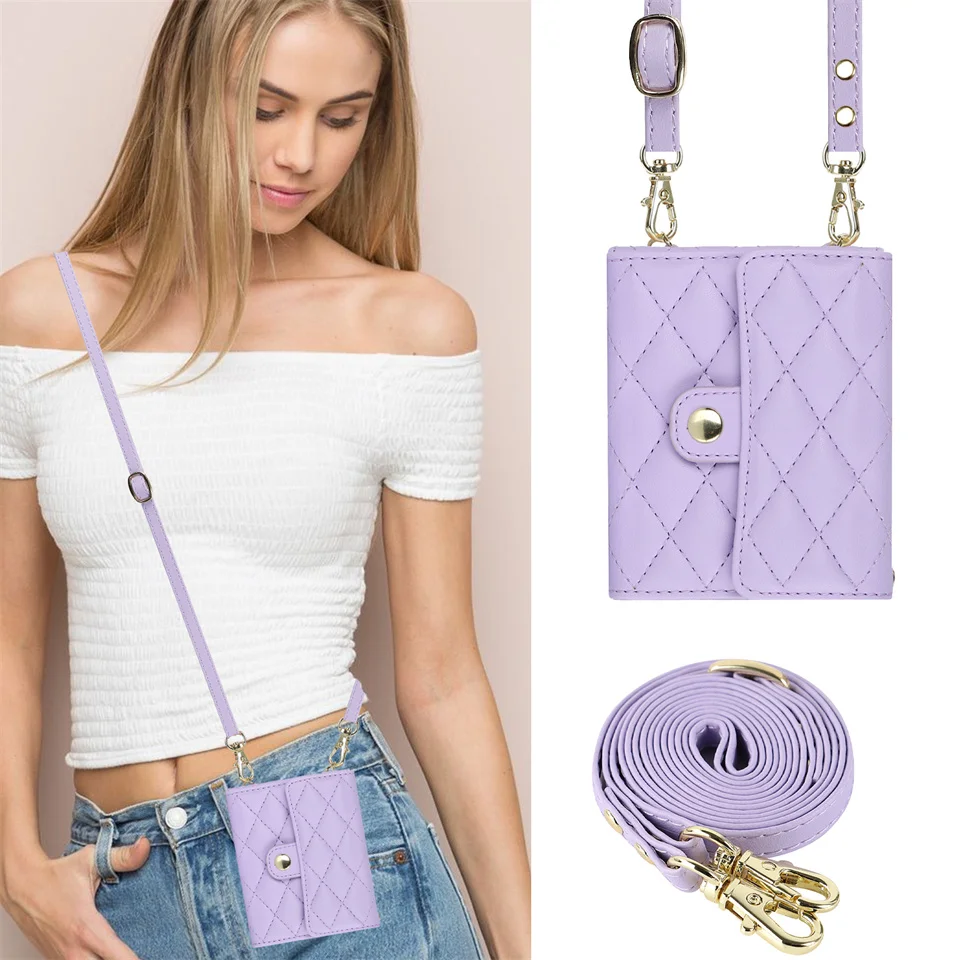 Lanyard Crossbody Wallet Phone Case For OPPO Find N2 Flip 5G CPH243 RFID Blocking Organ Card Slot Holder Lattice Leather Cover
Lanyard Crossbody Wallet Phone Case For OPPO Find N2 Flip 5G CPH243 RFID Blocking Organ Card Slot Holder Lattice Leather Cover