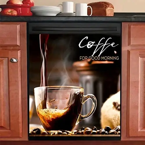 Yoso Coffee Refrigerator Door Panel Decal Morning Dishwasher Magnets Decorative Cover Cups Bean Sticker Kitchen Decor Black Magn
Yoso Coffee Refrigerator Door Panel Decal Morning Dishwasher Magnets Decorative Cover Cups Bean Sticker Kitchen Decor Black Magn