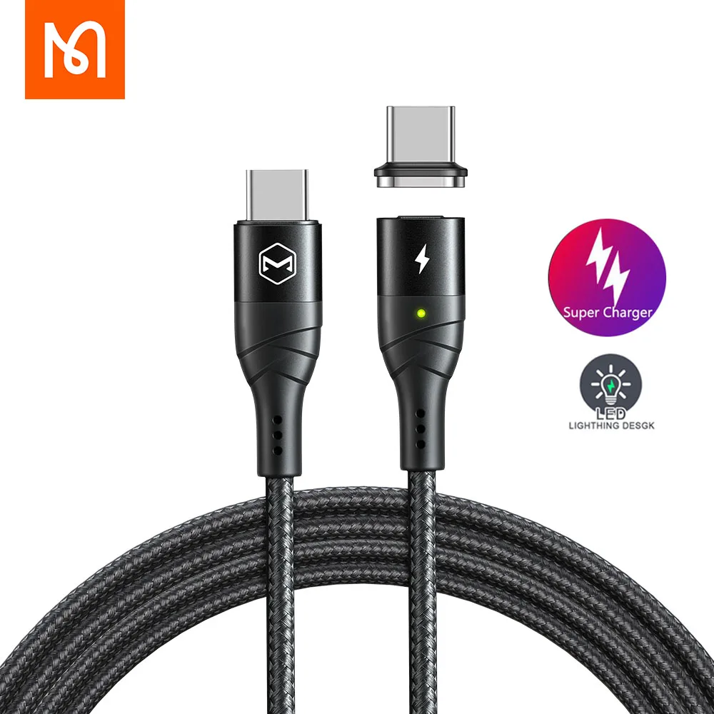 

MCDODO 100W/20W Magnetic Charge Cable Fast Charging USB Type C To Type C PD Cable Type C to Lightning For iPhone Huawei Xiaomi