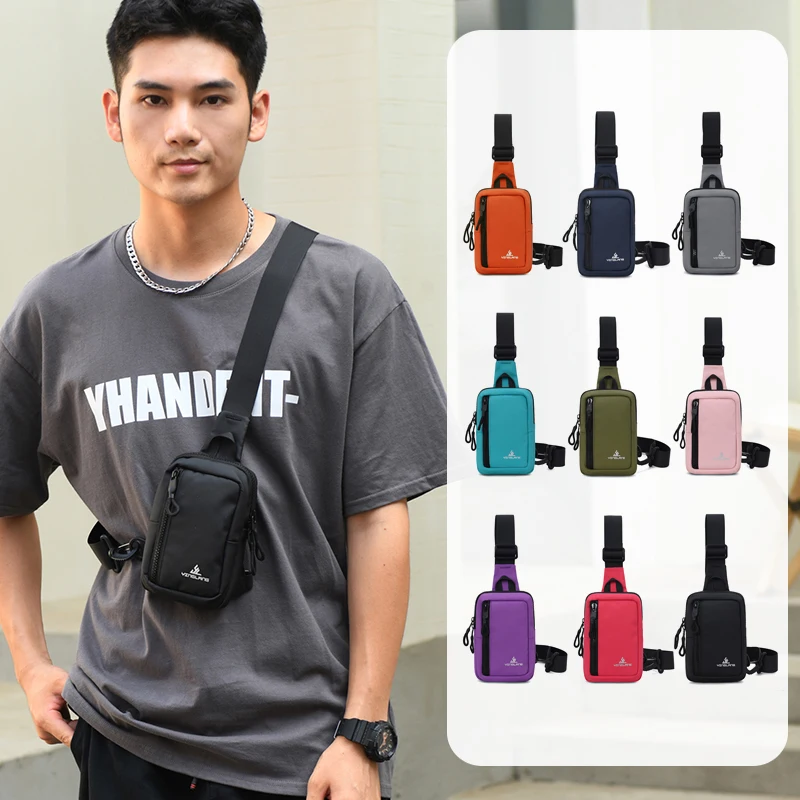 Маленькая женская нейлоновая нагрудная сумка через плечо, модная повседневная дорожная сумочка-слинг для телефона
Маленькая женская нейлоновая нагрудная сумка через плечо, модная повседневная дорожная сумочка-слинг для телефона