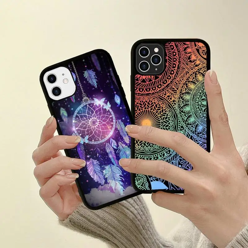 Abstract Mandala Dreamcatcher Phone Case Silicone PC+TPU Case for iPhone 11 12 13 Pro Max 8 7 6 Plus X SE XR Hard Fundas
Abstract Mandala Dreamcatcher Phone Case Silicone PC+TPU Case for iPhone 11 12 13 Pro Max 8 7 6 Plus X SE XR Hard Fundas