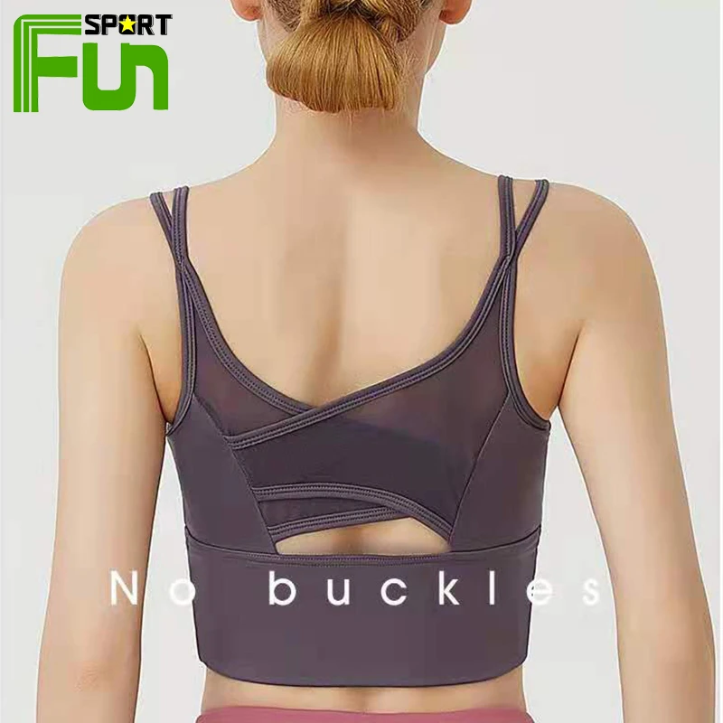STARFUN High Impact Support Woman Sports Bra Mesh Beautiful Back Soft Fabric Fine Straps Gym Top Run Yoga Shockproof Underwear
STARFUN High Impact Support Woman Sports Bra Mesh Beautiful Back Soft Fabric Fine Straps Gym Top Run Yoga Shockproof Underwear