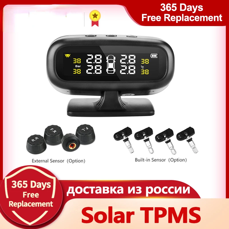 Sensor Tyre Original Solar TPMS Car Tire Pressure Alarm Monitor System Display Intelligent Temperature Warning Fuel Save 4 Senso
Sensor Tyre Original Solar TPMS Car Tire Pressure Alarm Monitor System Display Intelligent Temperature Warning Fuel Save 4 Senso