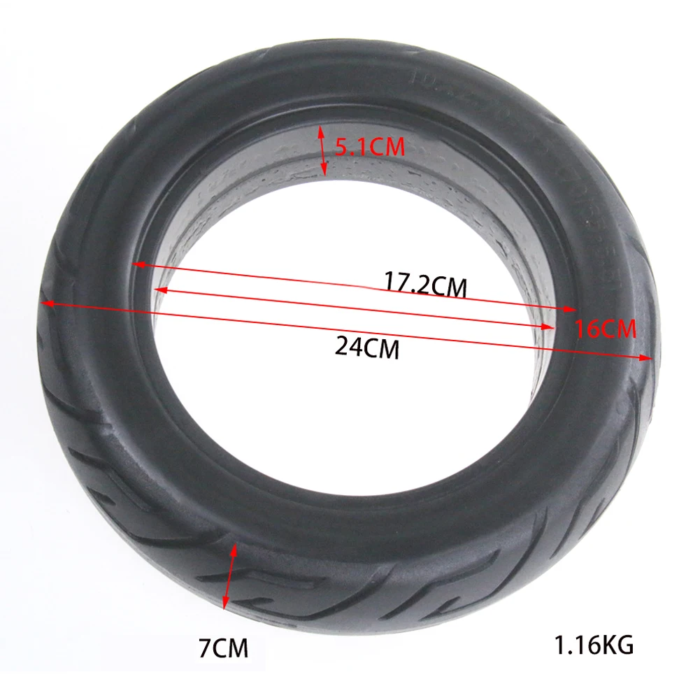 10 Inch 10x2.70-6.5 Solid Tire 70/65-6.5 Universal Tyre For Electric Scooter Rubber 255x70/10x2.50-6.5(70/65-6.5) Cycling Parts
10 Inch 10x2.70-6.5 Solid Tire 70/65-6.5 Universal Tyre For Electric Scooter Rubber 255x70/10x2.50-6.5(70/65-6.5) Cycling Parts