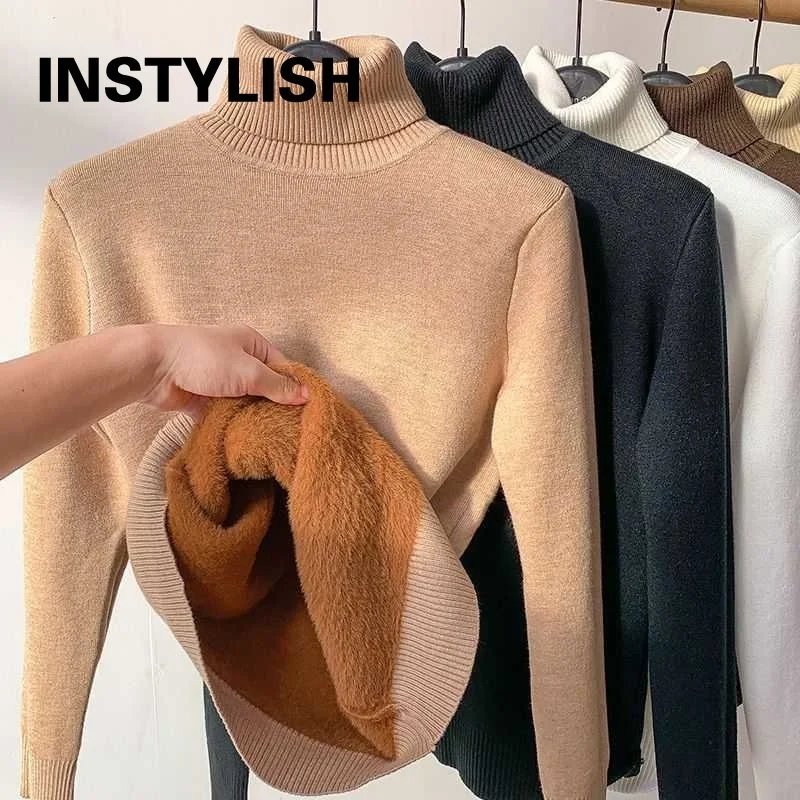 Women Turtleneck Sweater Winter Thick Warm Slim Pullover Elegant Harajuku Solid Basic Knitting Tops Female Jumper Clothing 2023
Women Turtleneck Sweater Winter Thick Warm Slim Pullover Elegant Harajuku Solid Basic Knitting Tops Female Jumper Clothing 2023
