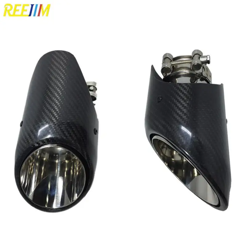 Glossy Slanted Carbon fiber Exhaust Tip exhaust tip car accessories 
Glossy Slanted Carbon fiber Exhaust Tip exhaust tip car accessories