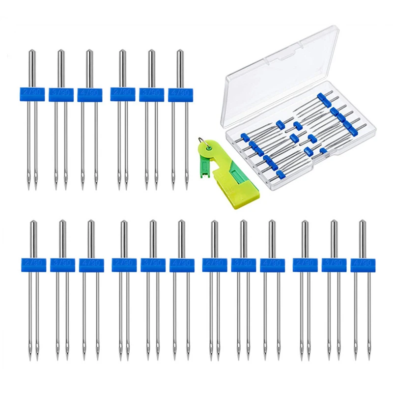 Sewing Machine Needles Double Twin Needles 2.0/90 3.0/90 4.0/90 Sewing Needles for Most Household Sewing Machine
Sewing Machine Needles Double Twin Needles 2.0/90 3.0/90 4.0/90 Sewing Needles for Most Household Sewing Machine