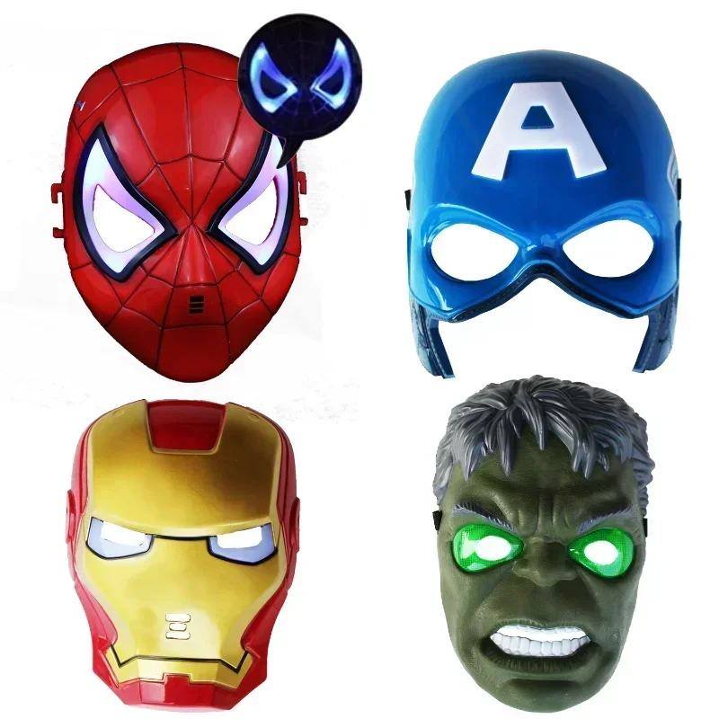 Новые маски Человека-паука Marvel Халк Железный человек Капитан Америка фигурка