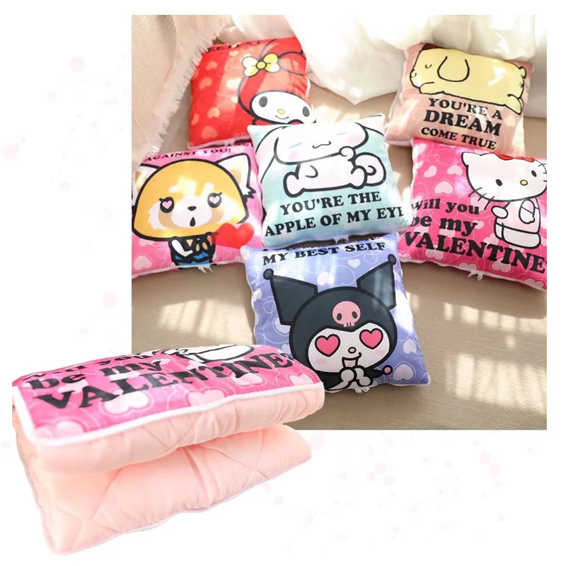 Anime My Melody Cinnamoroll Kuromi Cute Cartoon Pillow Air Conditioner Quilt Kawaii Pattern Soft Warm Blanket Nap Quilt Pillow
Anime My Melody Cinnamoroll Kuromi Cute Cartoon Pillow Air Conditioner Quilt Kawaii Pattern Soft Warm Blanket Nap Quilt Pillow